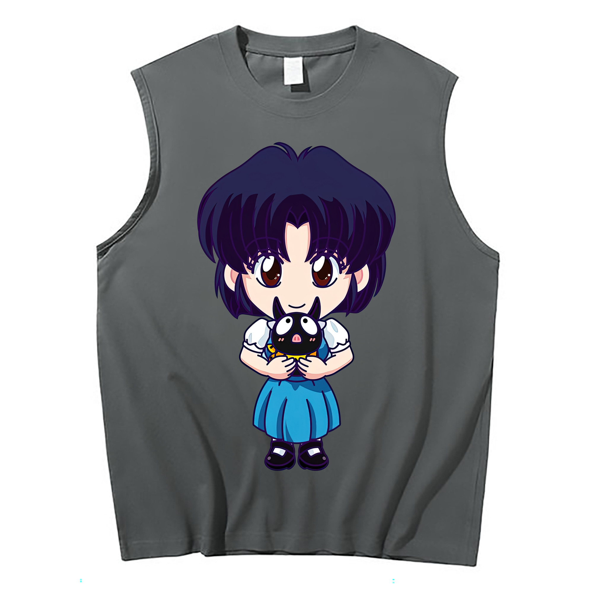 （画像用） 美少女戦士セーラームーン 水野 亜美 みずの あみ Sailor Moon Mizuno Ami コットン100％タンクトップ（フロントプリント）